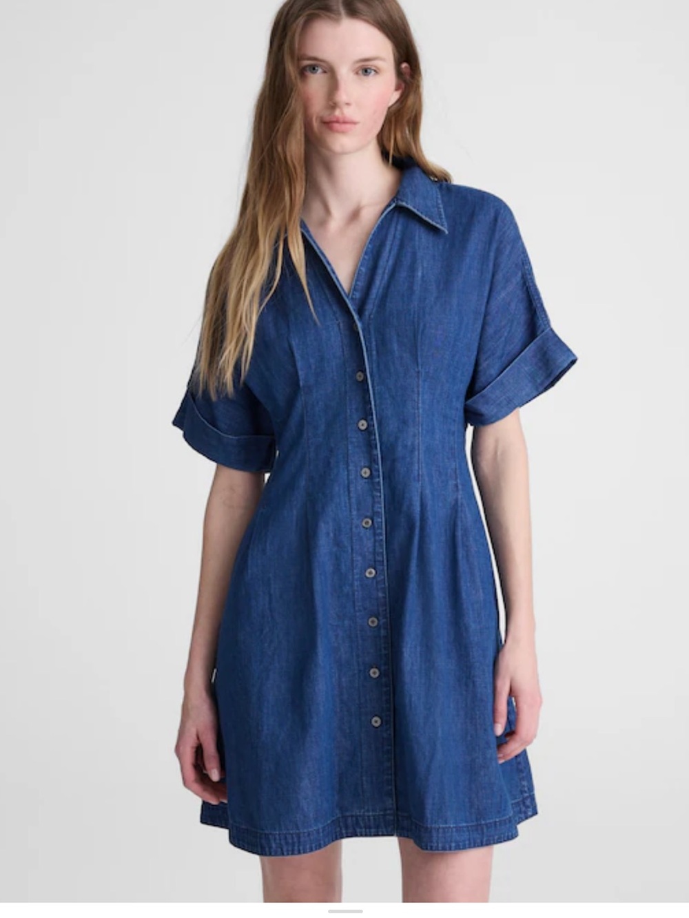 Madewell Indigo Denim Shirt Dress
